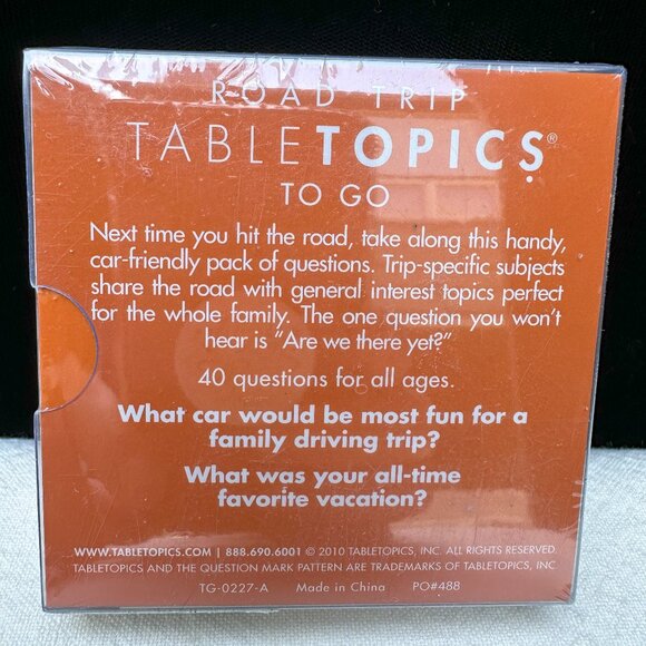 Table Topics Road Trip To Go Game - Picture 3 of 3